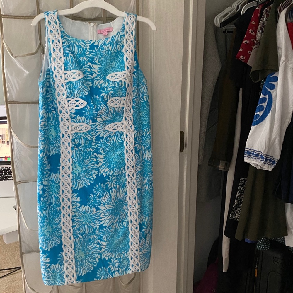 Lilly Pulitzer Blue Cotton Dress